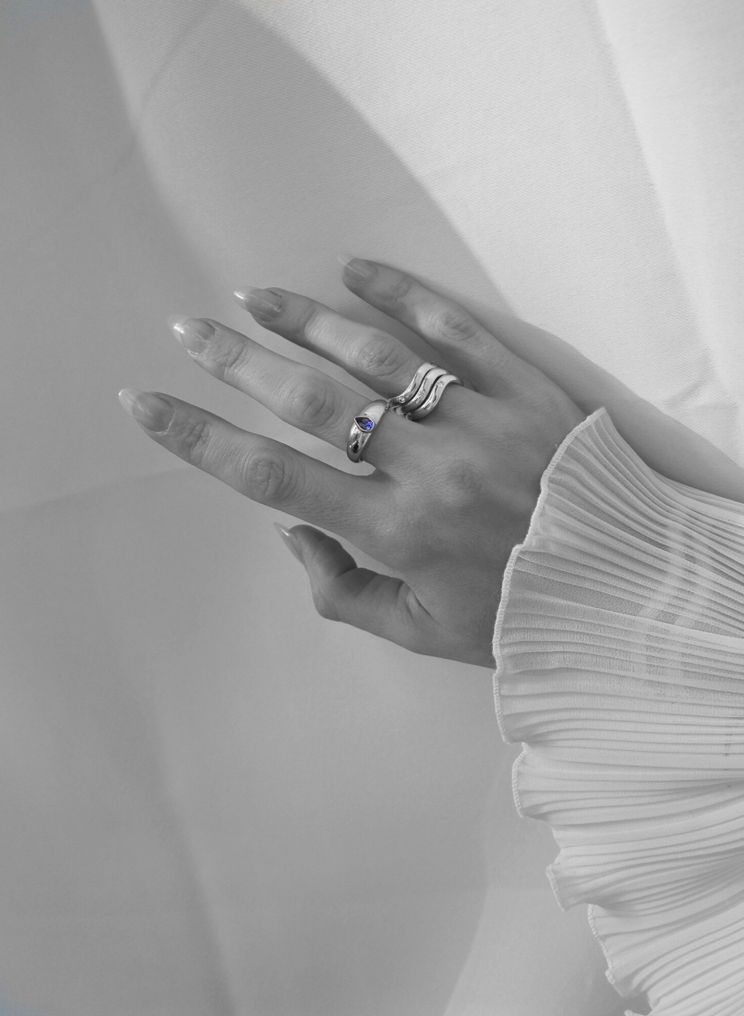 bague-goutte-tanzanite-argent-pierre-fine-gemstone-bijou-femme-Bento-jewelry
