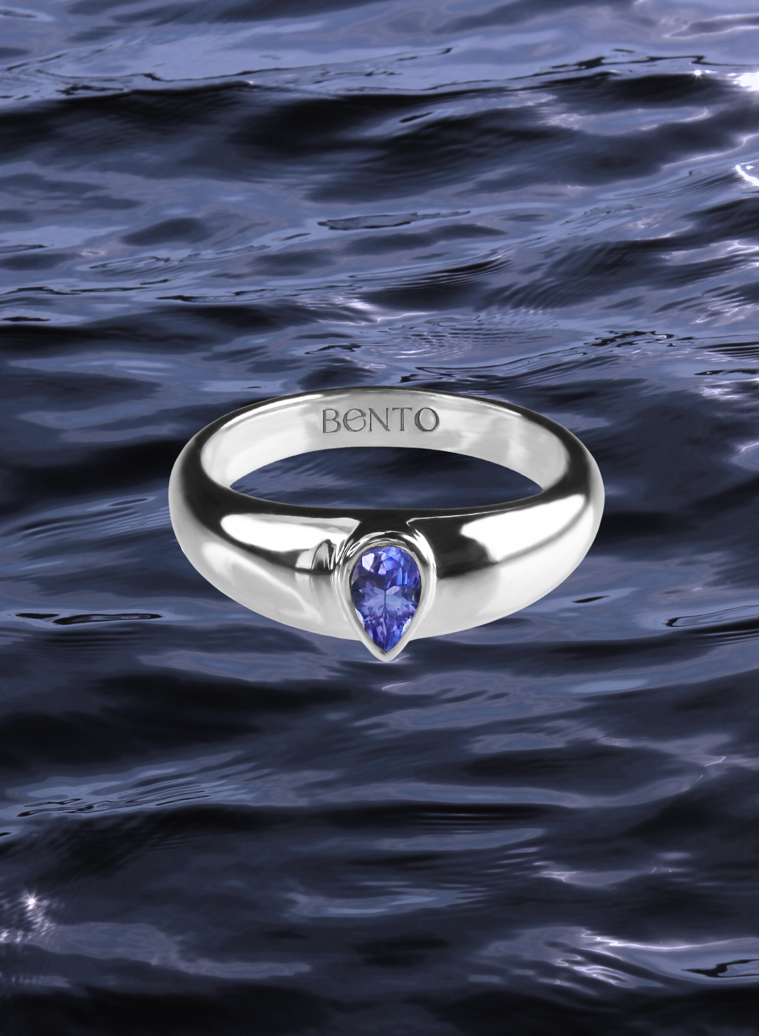 bague-goutte-tanzanite-argent-pierre-fine-gemstone-bijou-femme-Bento-jewelry