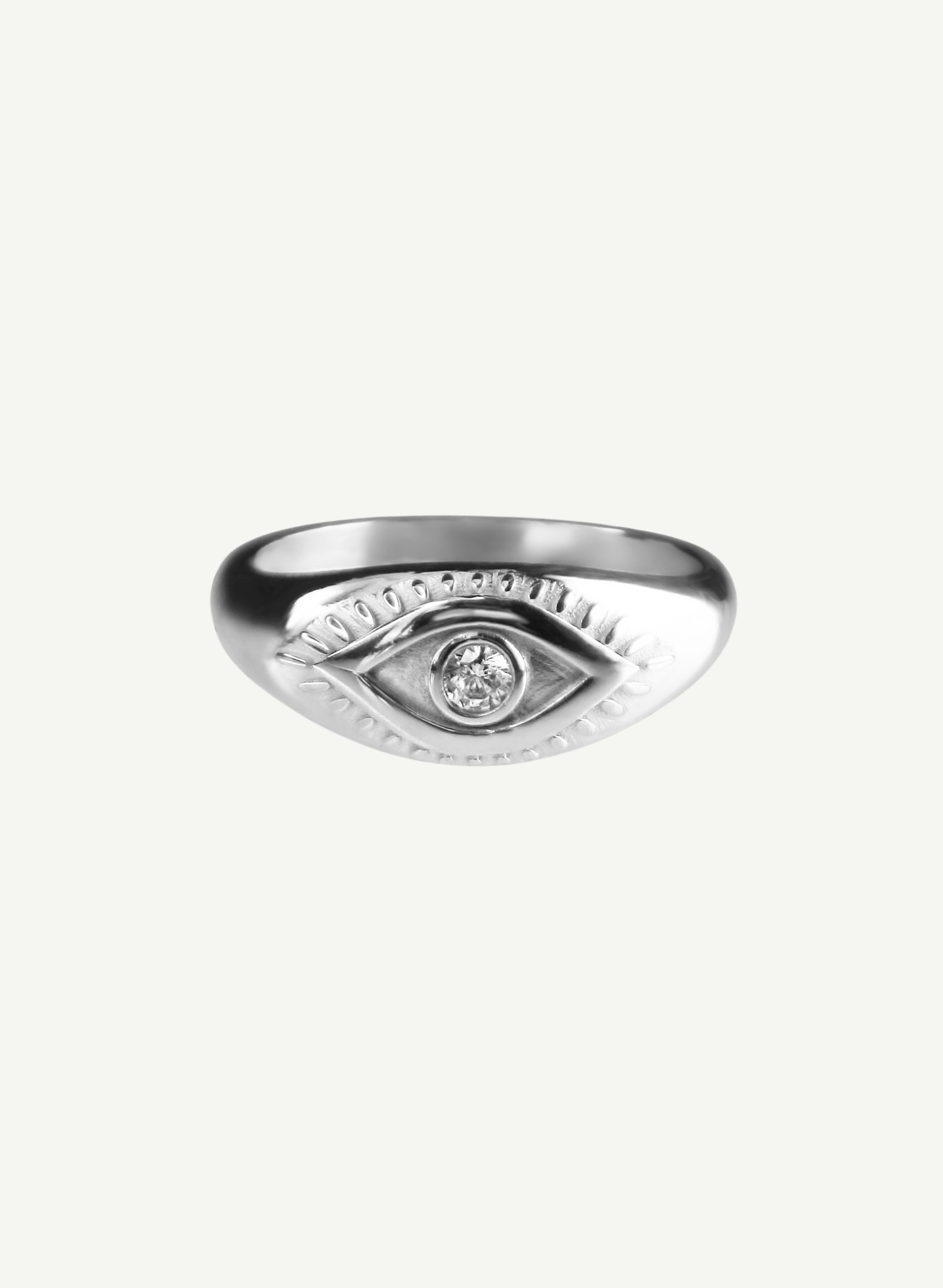 Bague oeil argent hotsell