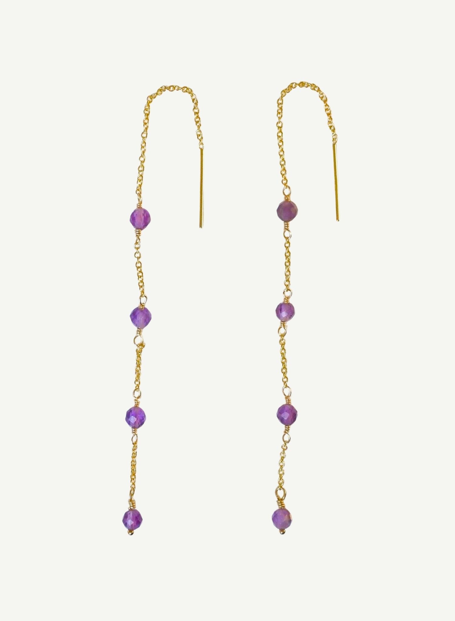 Boucles Chainettes Améthyste