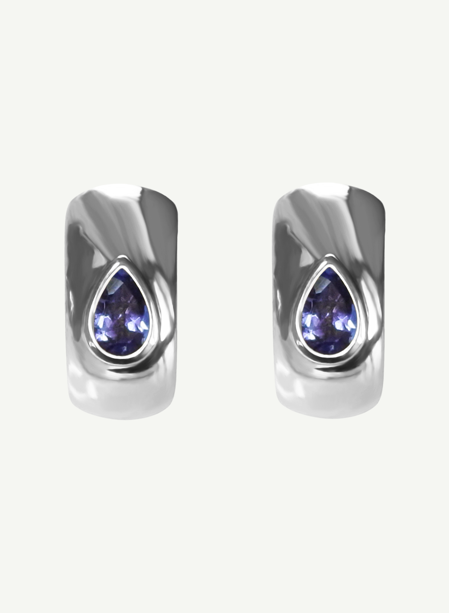 boucles-oreilles-créoles-goutte-tanzanite-argent-pierre-fine-gemstone-bijou-femme-Bento-jewelry