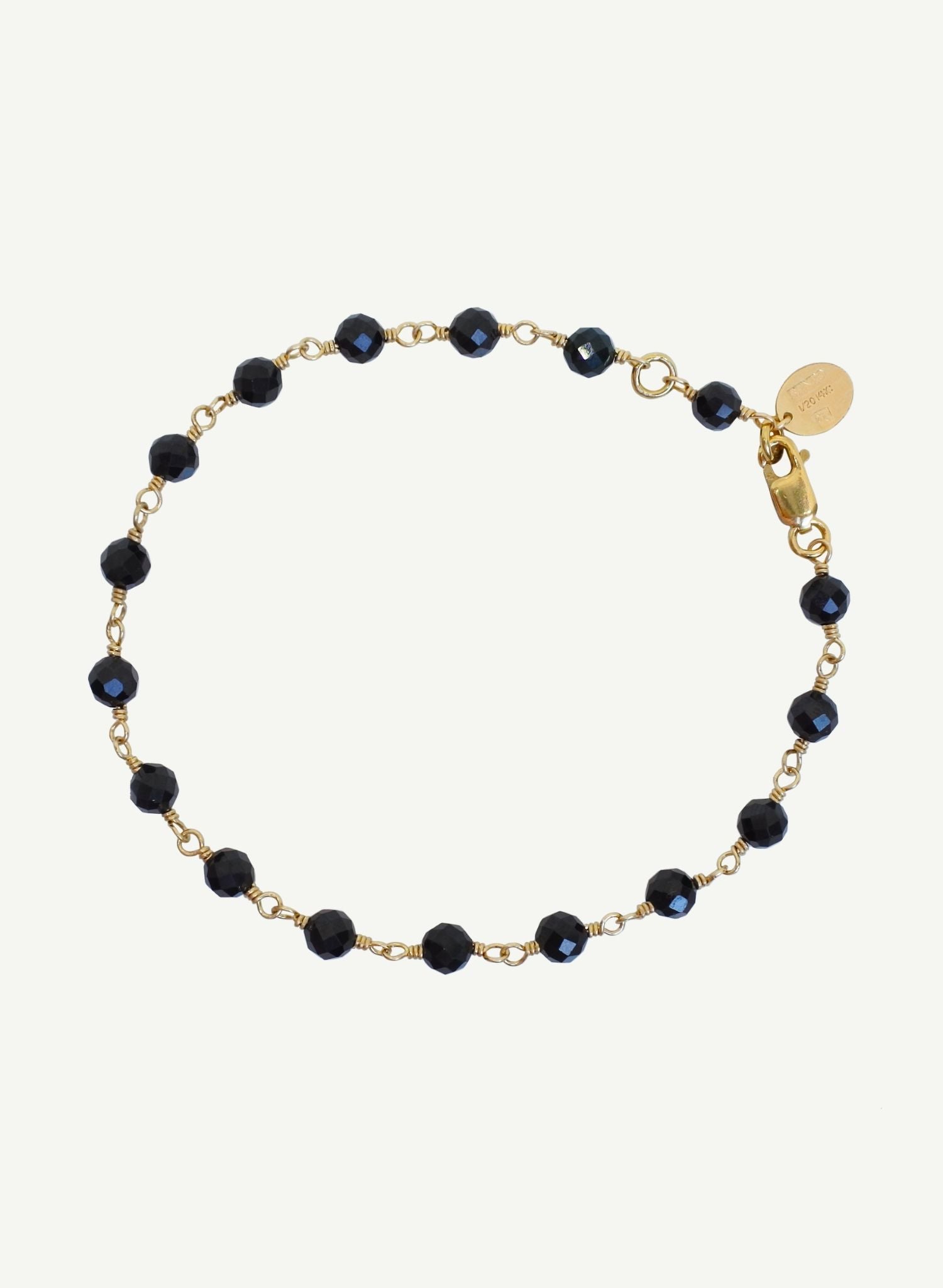 bracelet-spinelle-noire-femme-madeinfrance-fait-en-france-Bento-jewelry