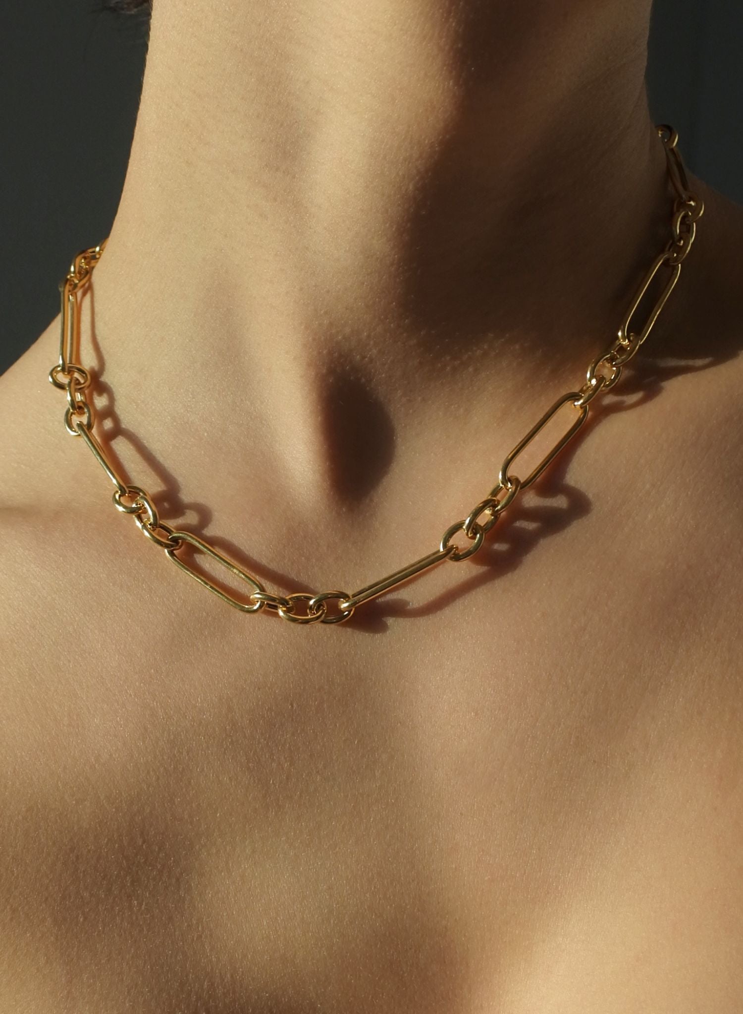 Le collier Muse associe des maillons rolo classiques aux maillons trombone modernes, ce qui en fait l'accessoire parfait pour le quotidien. Un véritable objet de caractère imprégné d'une touche de poésie ; une invitation à se sentir puissante, unique et bien dans sa peau. C'est un rappel pour les femmes à manifester leurs rêves et à ne pas ternir leur éclat pour quelqu'un ou pour une idée, mais à se souvenir qu'elles sont nées pour briller.