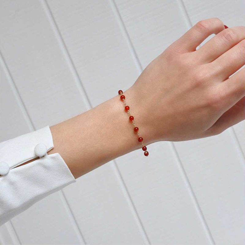 bracelet-cornaline-bijou-femme-madeinfrance-fait-en-france-Bento-jewelry