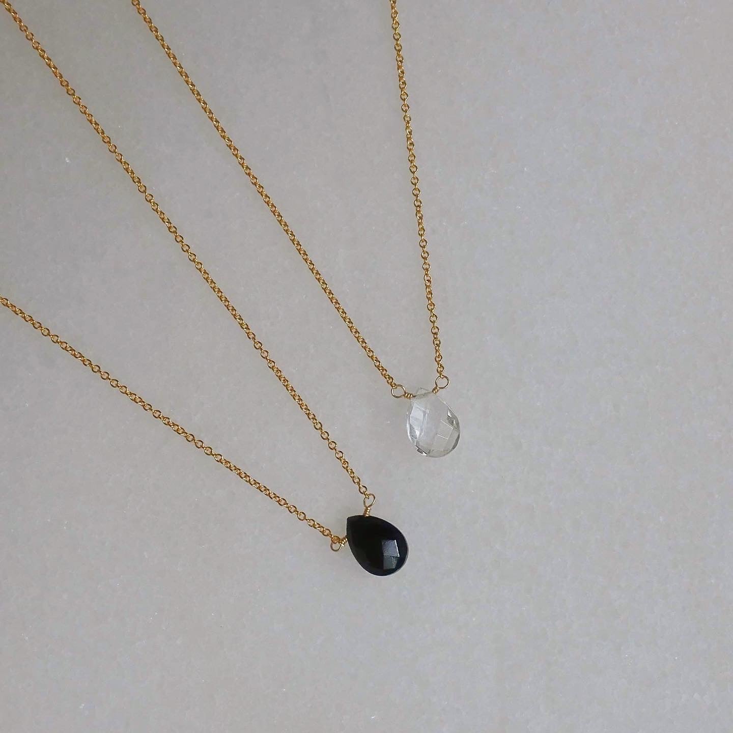 Collier-Goutte-Onyx-bijou-femme-madeinfrance-fait-en-france-Bento-jewelry