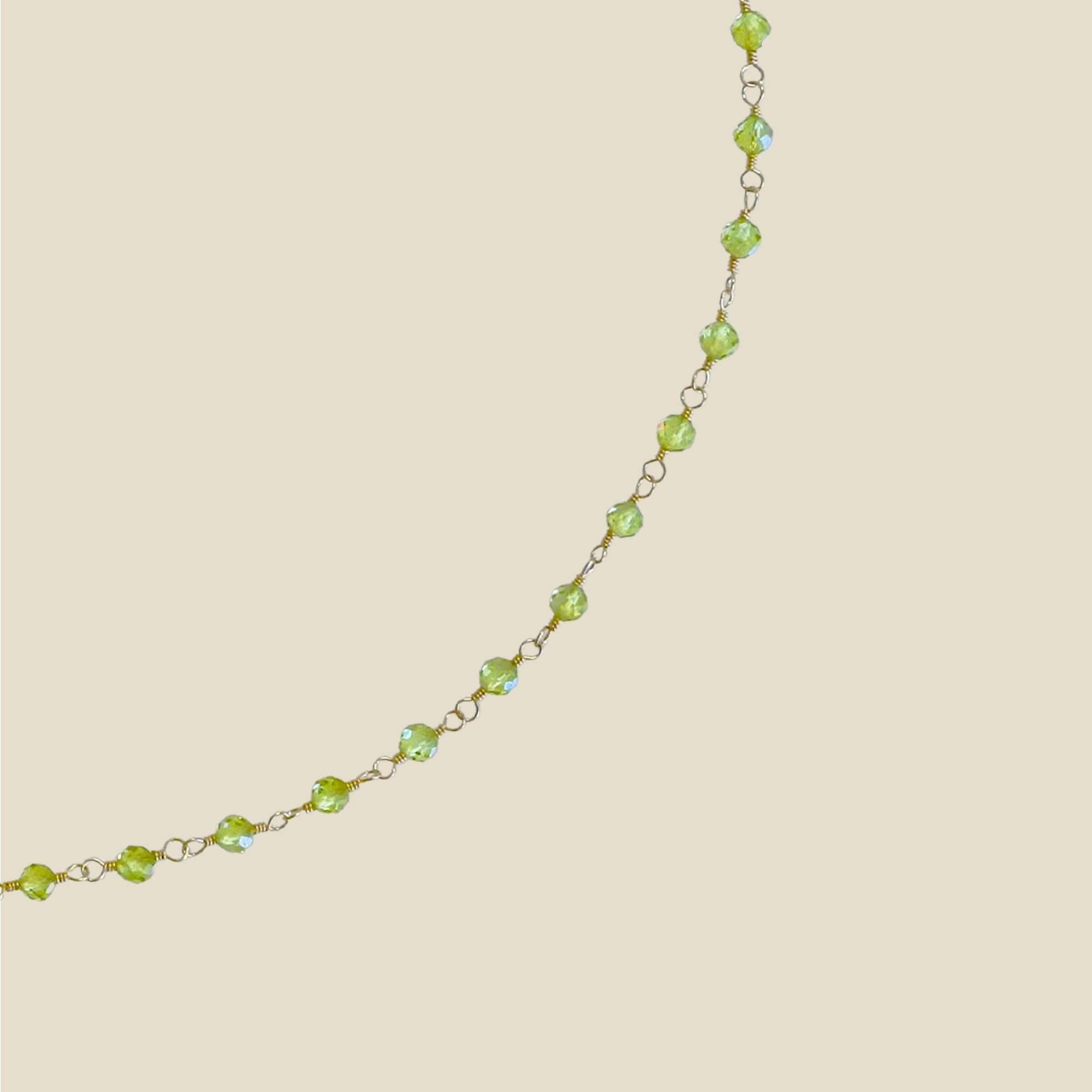 Collier Anahata Peridot