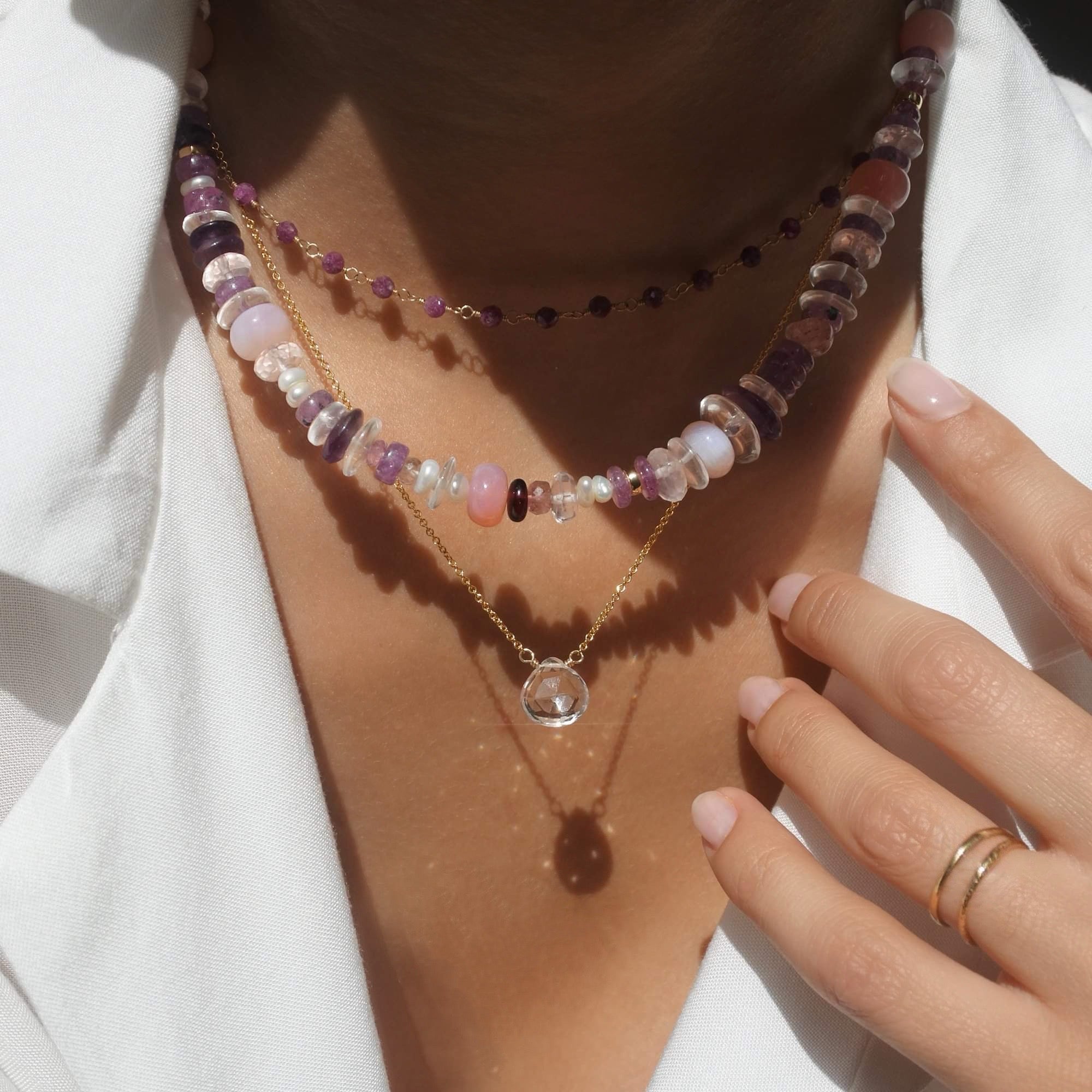 Collier-Goutte-Cristalderoche-bijou-femme-madeinfrance-fait-en-france-Bento-jewelry