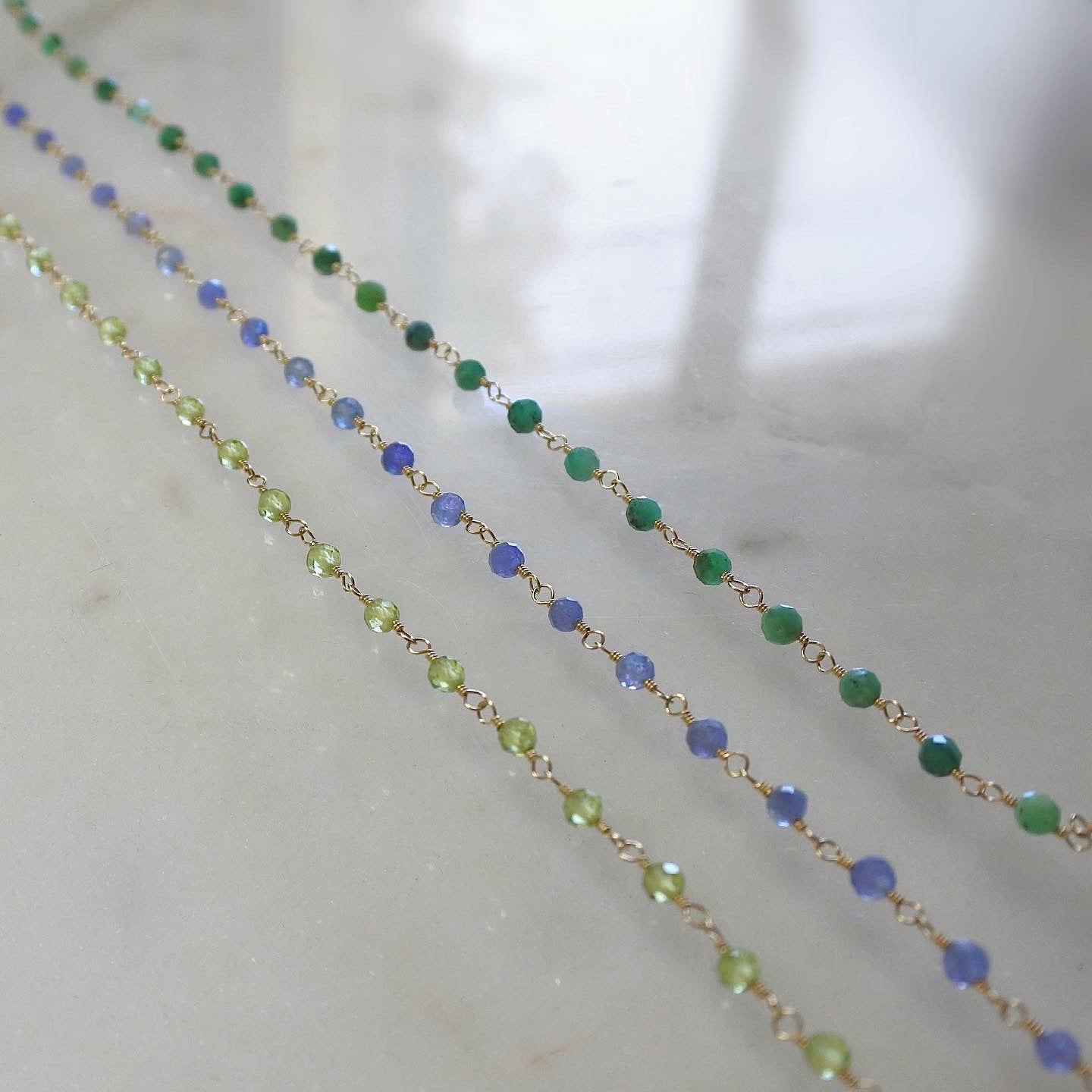 Collier Anahata Peridot