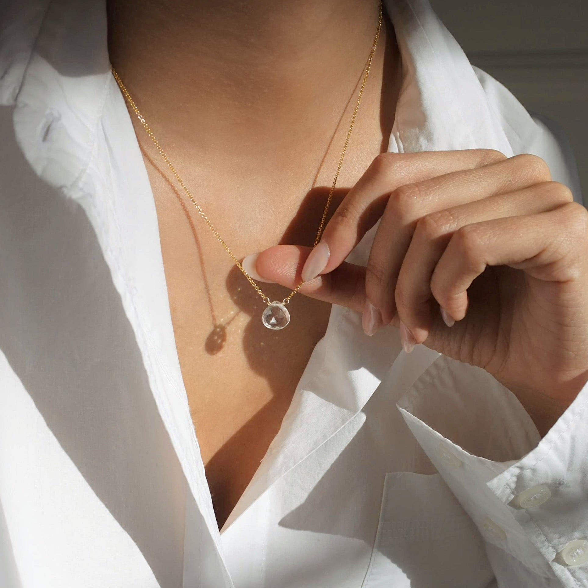 Collier-Goutte-Cristalderoche-bijou-femme-madeinfrance-fait-en-france-Bento-jewelry