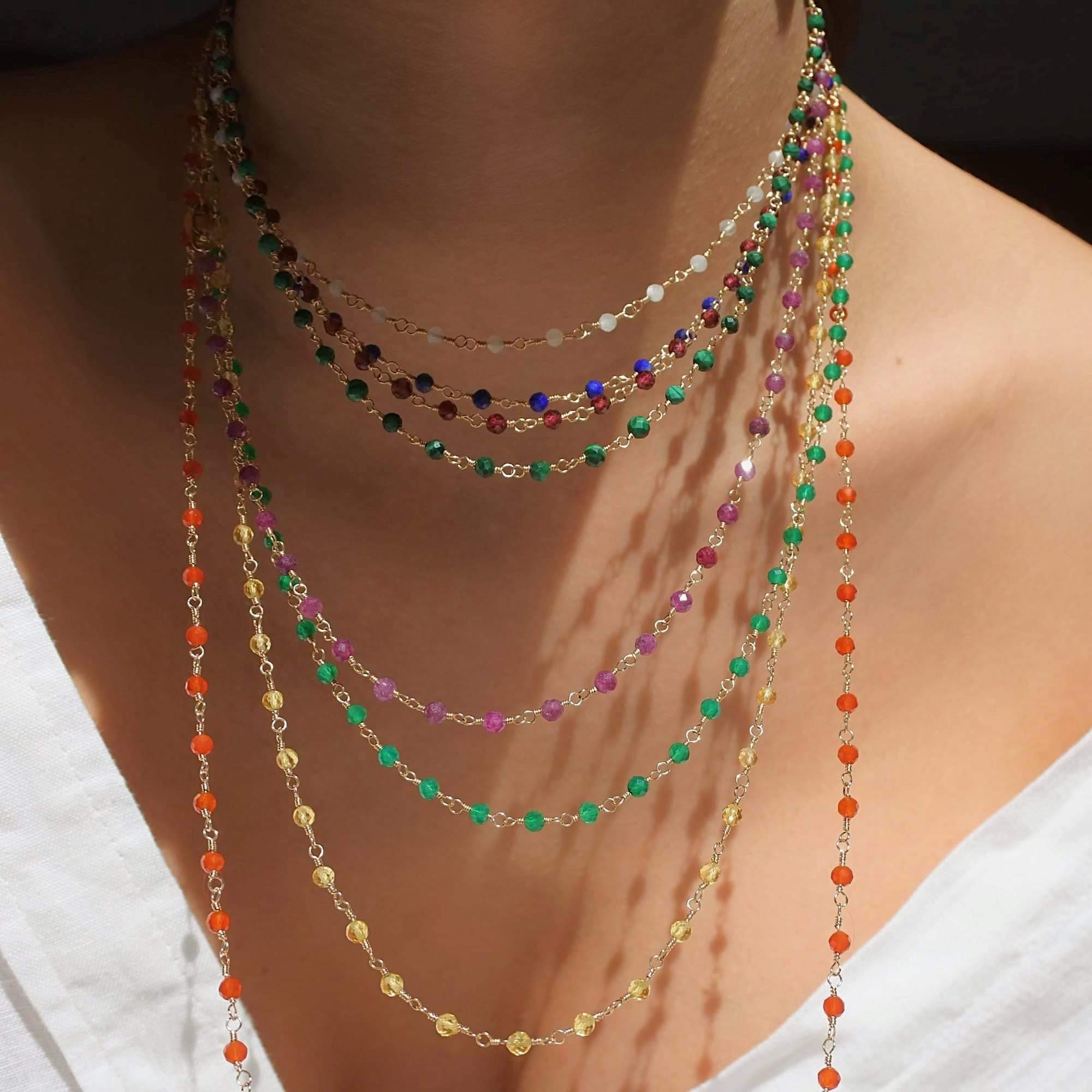 Collier Manipura Citrine