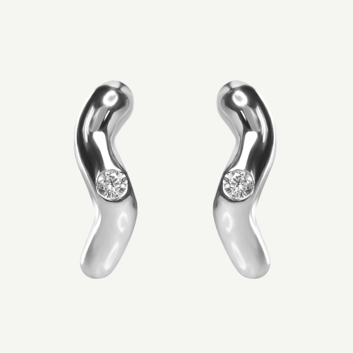 Boucles D'oreilles Créoles En Acier Argenté - Neuves Avec étiquettes - Livraison 48h