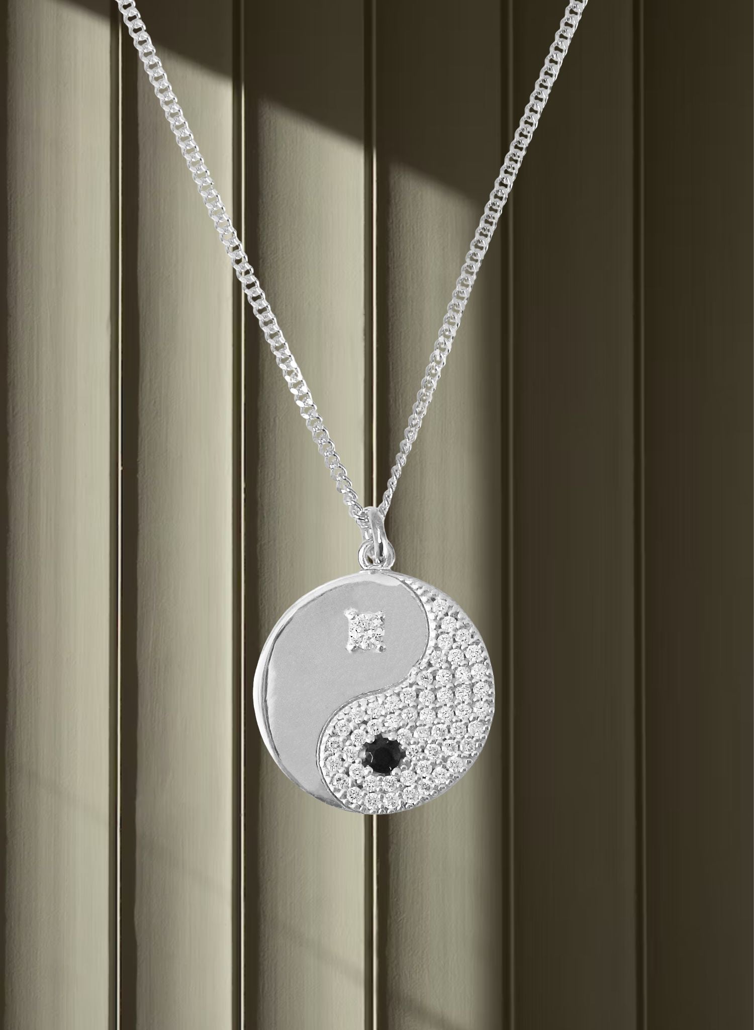 Collier Yin Yang Argent