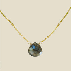 Collier Goutte Labradorite