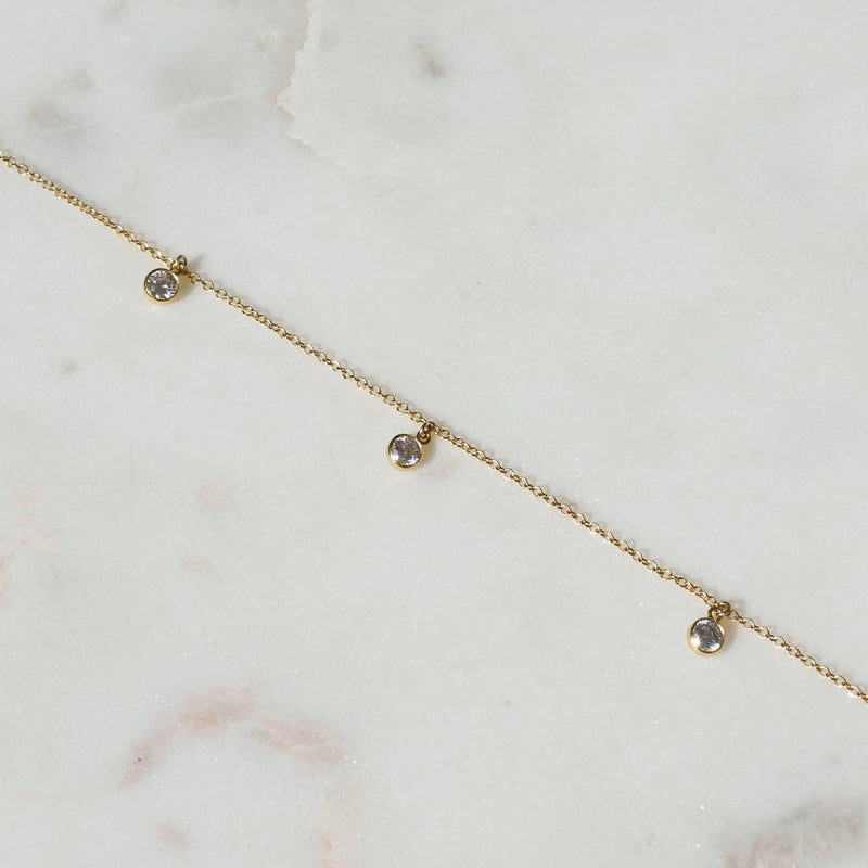 Chaîne de cheville Zircon