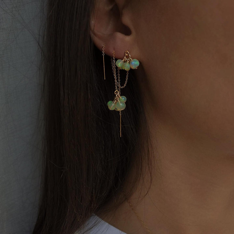 Boucles Chainettes Opale