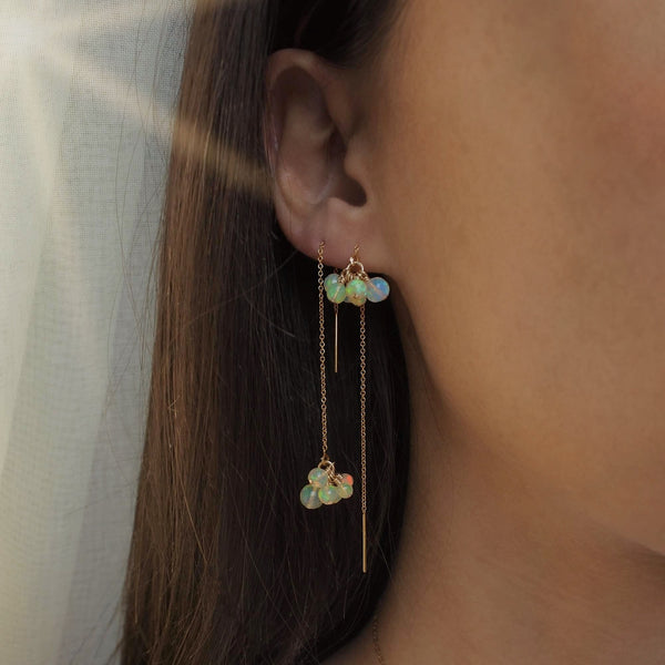 Boucles Chainettes Opale