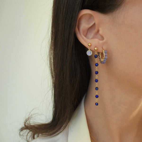 Boucles Ajna Lapis-lazuli V2
