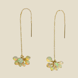 Boucles Chainettes Opale