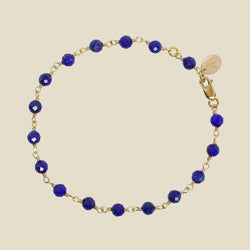 Bracelet Lapis-Lazuli Facettes