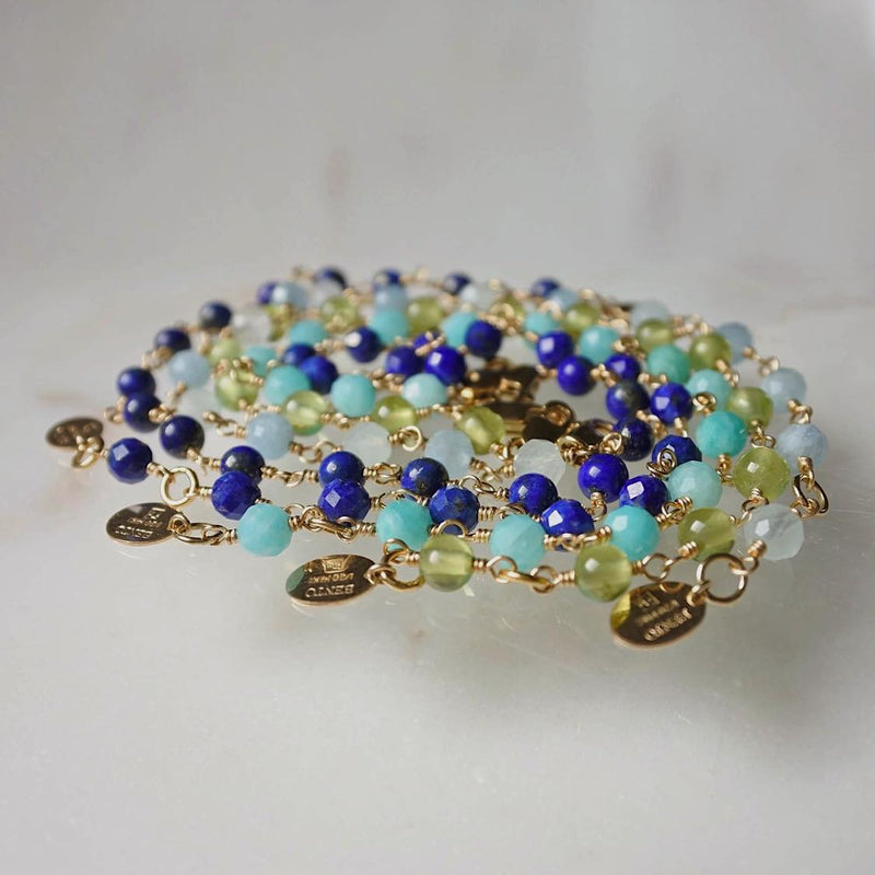 Bracelet Lapis-Lazuli Facettes
