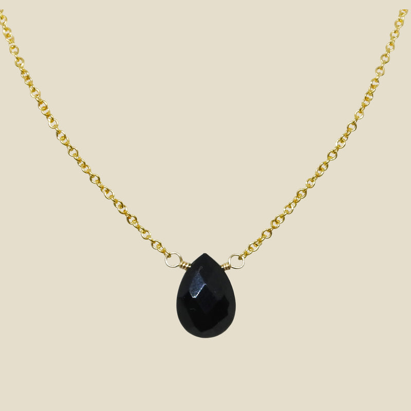 Collier Baby Goutte Onyx
