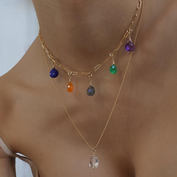 Charm Calcédoine Orange T.5